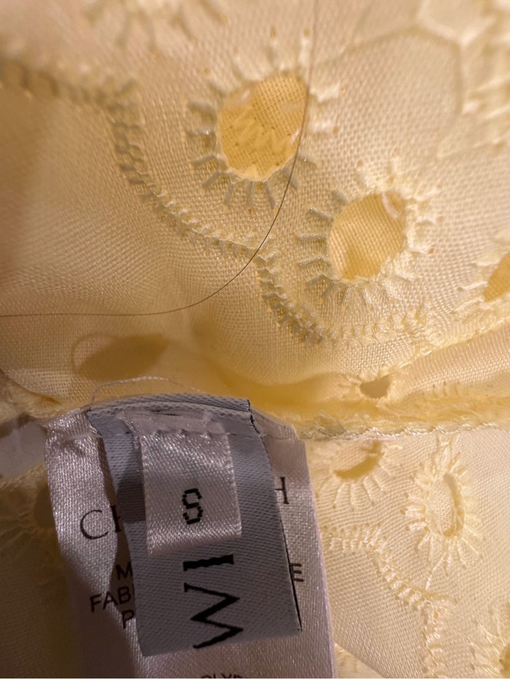 Chicwish Yellow Eyelet Maxi Skirt - Picture 9 of 9